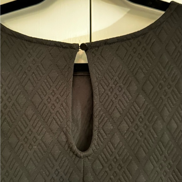 Fit & Flare Dress with Quilted Jacquard Pattern - Picture 3 of 4